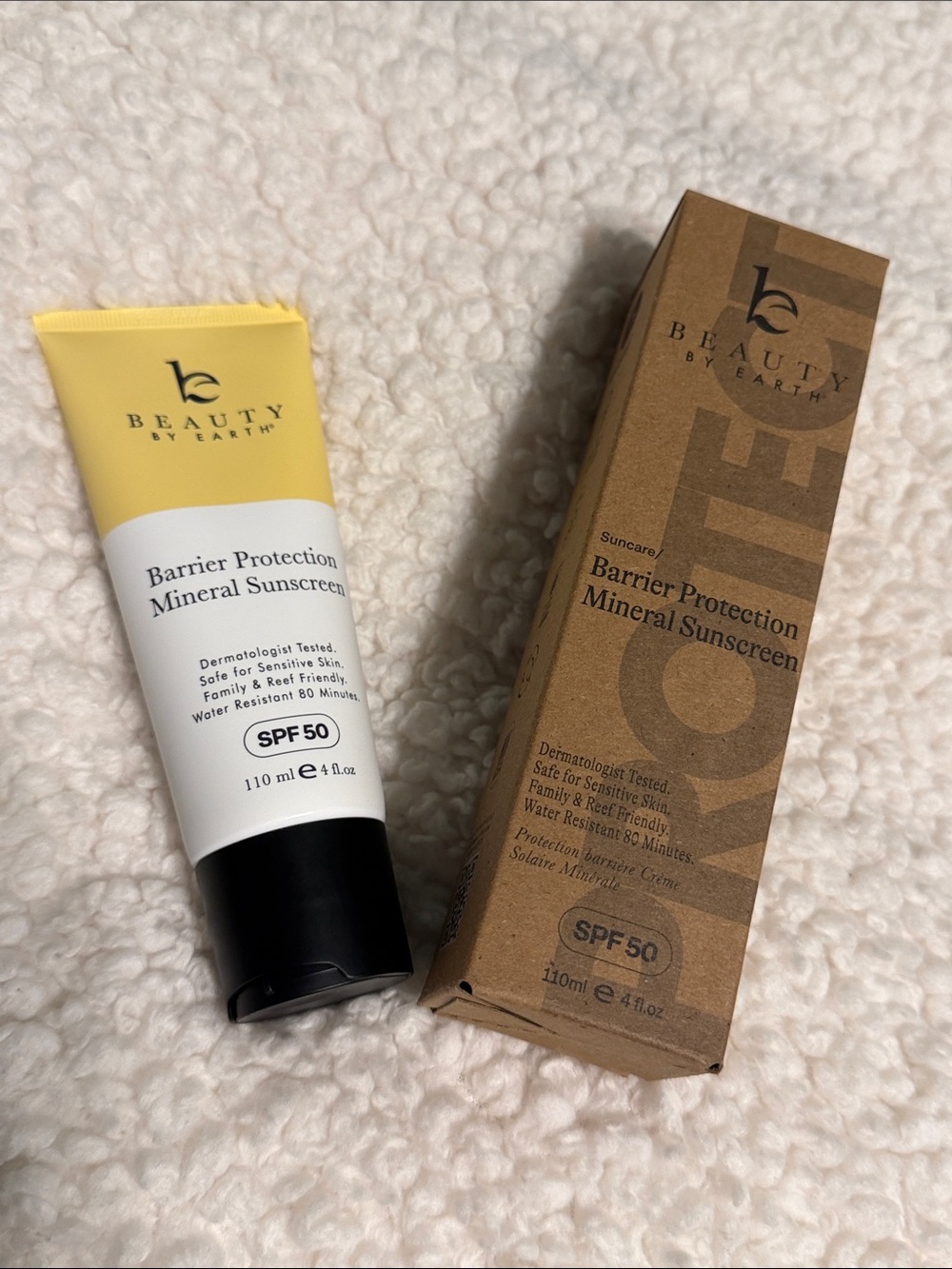 Beauty By Earth Barrier Protection Mineral Sunscreen SPF 50 - NIB